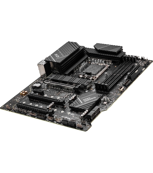 Материнская плата MSI PRO Z790-P WIFI, LGA 1700, Intel Z790, 4xDDR5, 6xSATA, 4xM.2, 1xPCIe 5.0 x16, 1xPCIe 4.0 x16, 1xPCIe 3.0 x16, 1xPCIe x1, 1xHDMI, 1xDP, 1x2.5Gb LAN, 4xUSB-A 2.0, 2xUSB-A 3.2 Gen 1, 1xUSB-A 3.2 Gen 2, 1xUSB-C 3.2 Gen 2x2, 6x3.5мм, 7.1, ATX