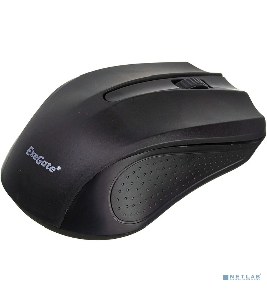 Мышь беспроводная ExeGate Professional Standard SR-9023 черный, 1200 dpi, радиоканал, USB, кнопки - 3