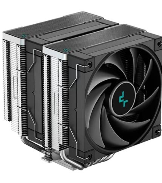 Кулер для процессора DEEPCOOL AK620 черный, 120 мм, алюминий/медь, 1850 об/мин, 28 дБ, 4 pin, 260 Вт, 162 мм