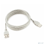 Кабель удлинит. USB2.0 Cablexpert CC-USB2-AMAF-10-N, AM/AF, медь, 3.0м, пакет, фото 1