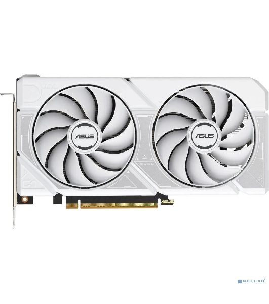 Видеокарта Asus GeForce RTX 5060 DUAL OC White, Nvidia RTX 5060, 8GB GDDR7, 128 bit, PCI-E 5.0, DPx3, HDMIx1, 2535 MHz