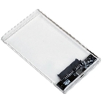 Внешний корпус для HDD/SSD AgeStar 3UB2P4C SATA III пластик прозрачный 2.5', фото4