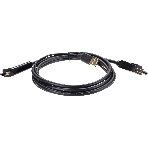 Кабель-переходник HDMI(M) +USB---> DP(M) 4K*60Hz 1.8M, VCOM, фото2