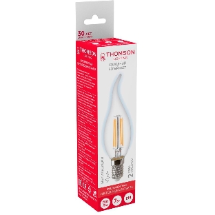 Лампа светодиодная Hiper THOMSON LED FILAMENT TAIL CANDLE 7W 750Lm E14 6500K