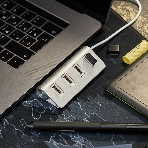 Разветвитель Rexant 4 USB-port серебристый, фото4