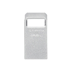 Флешка USB Kingston DataTraveler Micro (DTMC3G2/128Gb), 128Gb, USB 3.2 Gen 1, R/W 200/60, серебристый, фото4