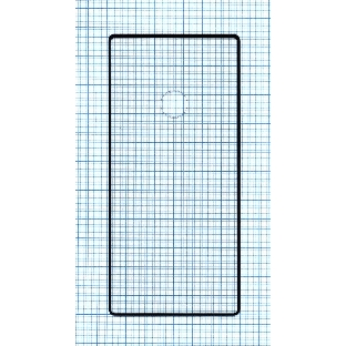 Защитное стекло 'Полное покрытие Full Glue' для Samsung Galaxy Note 10 черный