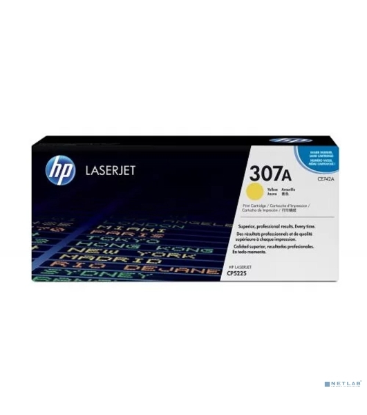 Картридж лазерный HP CE742A желтый Color LJ CP5225 (7300 стр.)