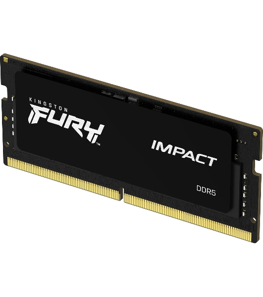 Оперативная память Kingston Fury Impact, DDR5, 16Gb (1x16Gb), 6000MHz, CL38, ECC SO-DIMM