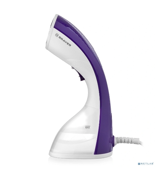 Отпариватель Brayer BR4120 белый/фиолетовый, 1400 Вт, 25 г/мин, 220 мл
