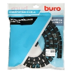 Кабельный органайзер Buro Spiral Hose 25x2000мм черный, фото3
