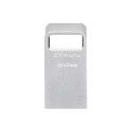 Флешка USB Kingston DataTraveler Micro (DTMC3G2/64Gb), 64Gb, USB 3.2 Gen 1, R/W 200/60, серебристый, фото4