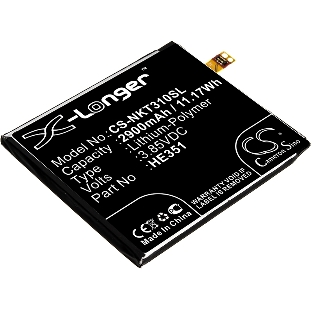 Аккумулятор CameronSino CS-NKT310SL HE351 для Nokia 3.1, TA-1049,TA-1057,TA-1070 3.85V, 2900mAh, 11.17Wh