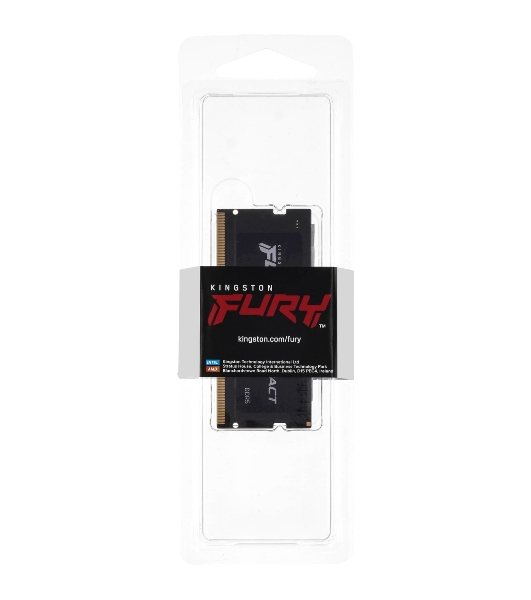 Оперативная память Kingston Fury Impact, DDR5, 16Gb (1x16Gb), 6000MHz, CL38, ECC SO-DIMM