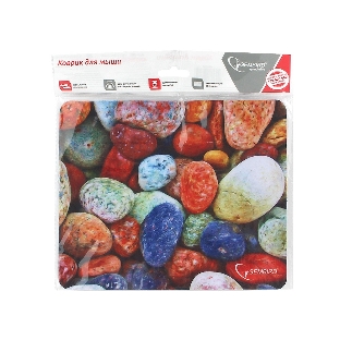 Коврик для мыши Gembird MP-STONES, рисунок 'камни', размеры 220x180x1мм, полиэстер/резина