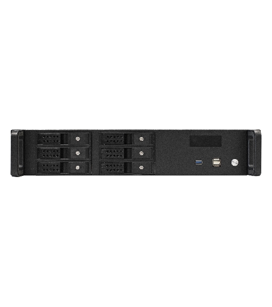 Серверный корпус ExeGate Pro 2U480-HS06 (RM 19', высота 2U, глубина 480, БП 1100ADS, 6xHotSwap, USB)