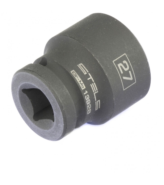 Головка ударная шестигранная Stels 27 мм, 1/2', CrMo