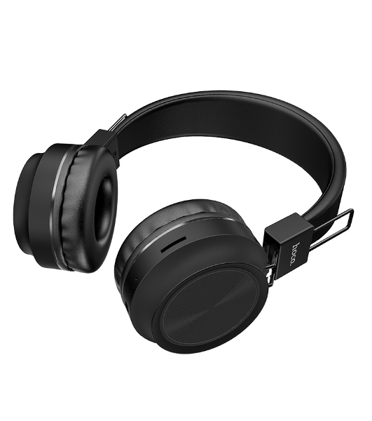 Беспроводные/проводные наушники Hoco W25 Promise черный, полноразмерные, Bluetooth + проводной, до 12 ч.