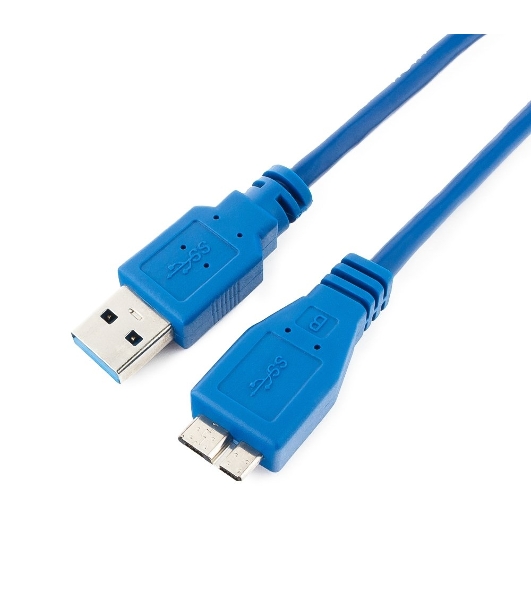Кабель USB 3.0 для соед. 1.8м А-microB (5 pin) PRO позол.конт., пакет