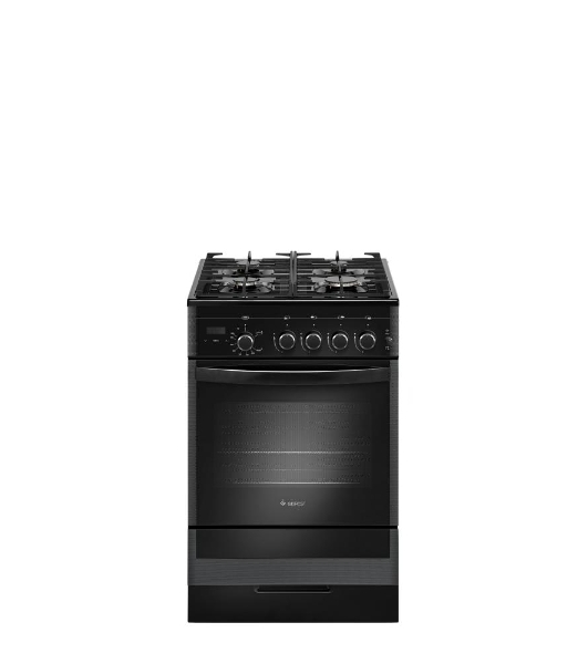Плита газовая Gefest ПГ 5500-03 0044 черный, конфорок 4 шт, духовка 52 л, 50 см x 85 см x 58.5 см