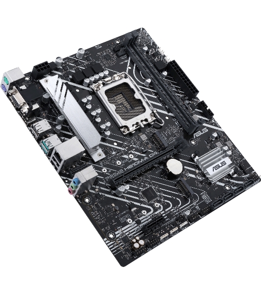 Материнская плата ASUS PRIME H610M-A D4-CSM, LGA 1700, Intel H610, 2xDDR4, 4xSATA, 2xM.2, 1xPCIe 4.0 x16, 1xPCIe x1, 1xDP, 1xD-Sub, 1xHDMI, 1x 1Gb LAN, 4xUSB-A 2.0, 2xUSB-A 3.2 Gen 1, 7.1, mATX