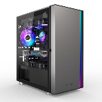 Компьютерный корпус без блока питания PCCOOLER LM300 ARGb BK, Flat Mid Tower, черный, TG, 0.45 SPCC, 1x120мм mATX, mITX 170/330/150мм 2x2.5', 2x3.5', 5xPCI 1xUSB-A 3.0, 2xUSB-A 2.0 375x205x427мм, фото13