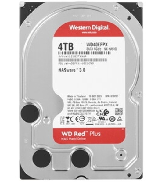 Жесткий диск Western Digital SATA 4Tb 5400 6Gb/S 256MB RED PLUS