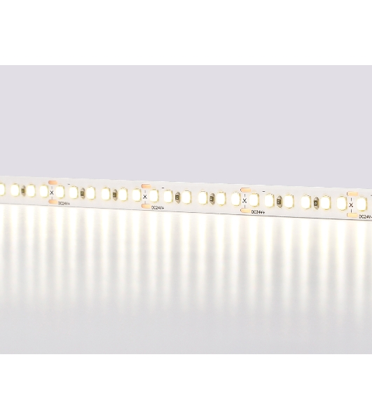 Светодиодная лента Ambrella light GS3202 2835 180Led/ 14.4W m/ 24V IP20 4500K/ 5000*8*1.2mm (2 конт.)