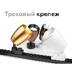 Насадка для корпуса светильника N7031 PBK черный полированный D70*H27mm Out10mm MR16, фото6