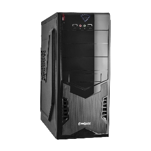 Компьютерный корпус Miditower ExeGate EX261448RUS CP-601 Black, ATX, (CP350W, 80мм), 2хUSB, Audio
