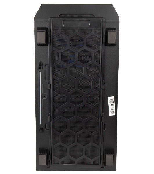 Компьютерный корпус Hiper PB81 черный без БП ATX 3x120мм 2xUSB2.0 2xUSB3.0 audio bott PSU
