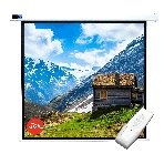 Экран 250x250 см Motoscreen 1:1 настенно-потолочный рулонный (моторизованный) 139' фибергласс, фото14