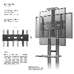 Мобильная стойка ONKRON TS1551 черный, фото33