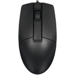 Мышь проводная A4Tech OP-335S черный, 1200 dpi, USB, кнопки - 3, фото11