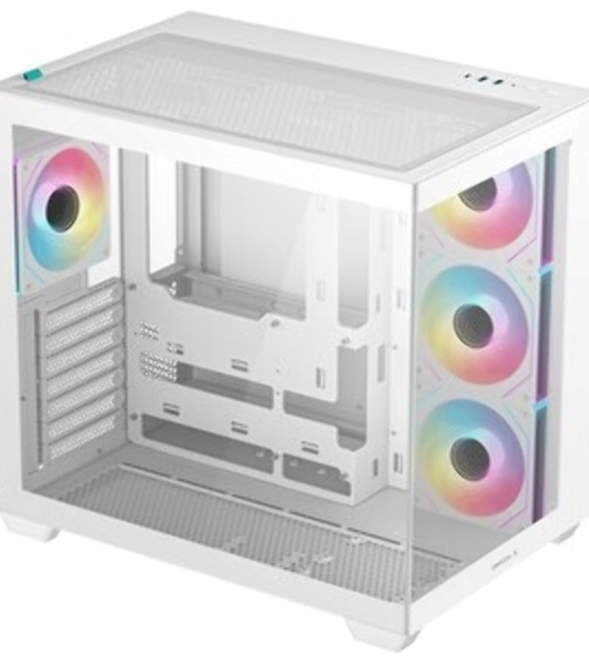 Компьютерный корпус Deepcool CG530 WH белый без БП ATX 2x120мм 2x140мм 2xUSB2.0 1xUSB3.0 audio bott PSU