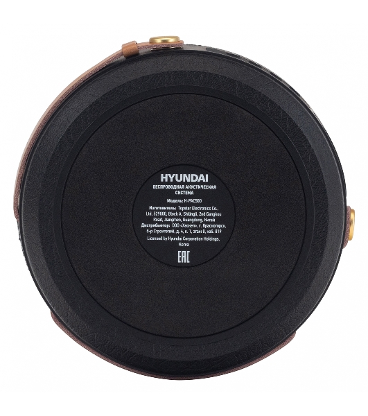 Колонка портативная Hyundai H-PAC520 синий 8W 1.0 BT/3.5Jack 10м 2200mAh