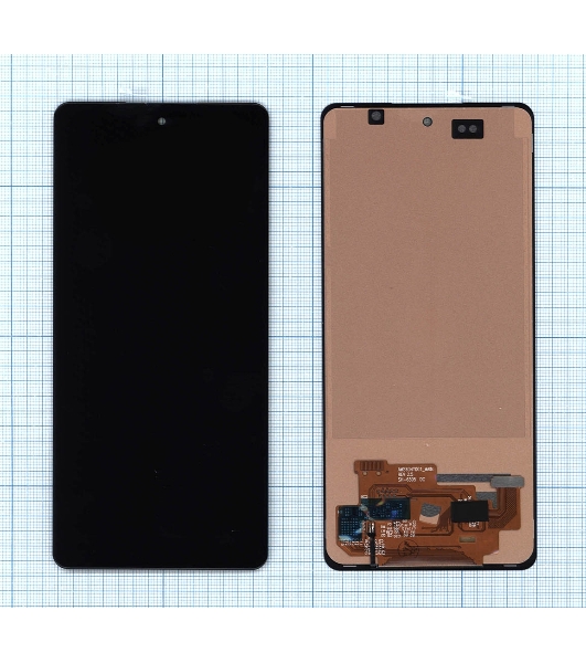 Дисплей для Samsung Galaxy A53 SM-A536E черный с рамкой
