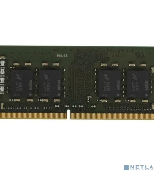 Оперативная память Kingston ValueRAM, DDR4, 16GB (1x16GB), 3200MHz, CL22, SO-DIMM