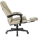 Кресло руководителя Бюрократ T-9950MSG-F Fabric песочный Light-21, крестов. пластик, подст. для ног, фото23