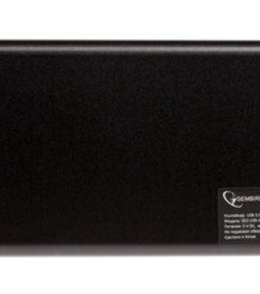 Внешний корпус 2.5' Gembird EE2-U3S-5, черный, USB 3.0, SATA, металл