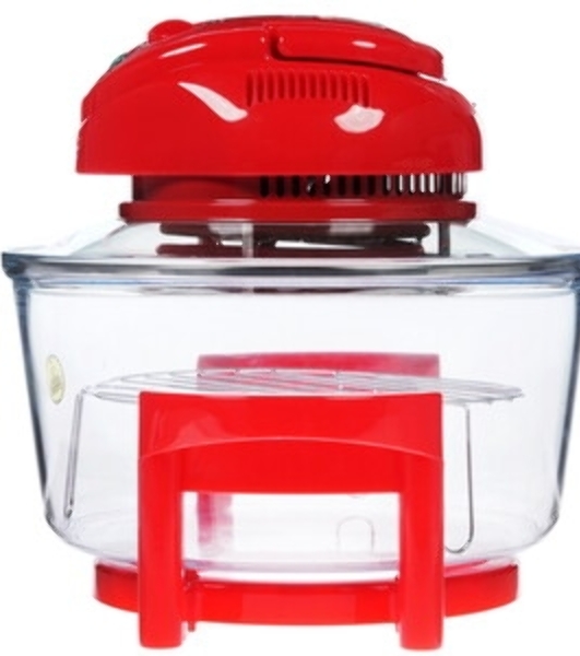 Аэрогриль Centek Ct-1456 красный, 1400 Вт, 12 л, механическое управление, 0 программ