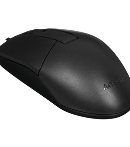 Мышь проводная A4Tech OP-335S черный, 1200 dpi, USB, кнопки - 3