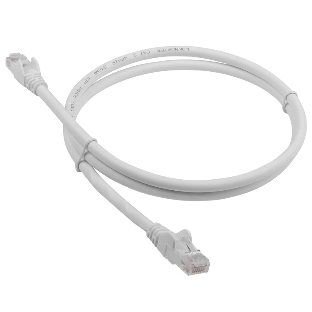 Патч-корд LANMASTER LSZH UTP cat.6, 5.0 м, серый