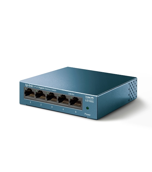 Коммутатор TP-Link 5 ports Giga Unmanagement switch, 5 10/100/1000Mbps RJ-45 ports