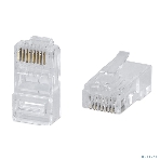 Разъем Cabeus, RJ45, кат. 6, неэкр., для одножильного и многожильного кабеля, фото 1