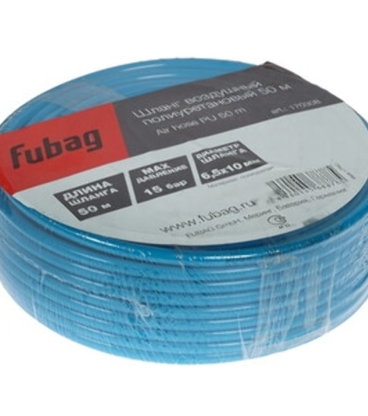 Шланг FUBAG 170308 бухта полиуретан 15 бар 6x10мм 50м