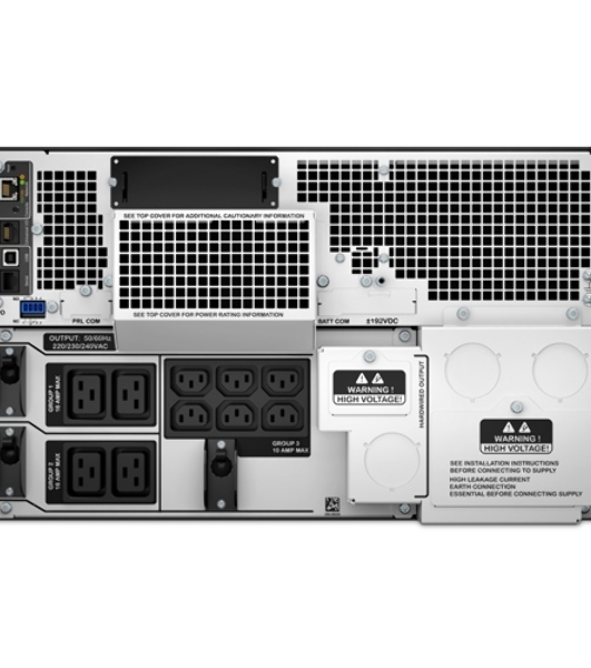 Источник бесперебойного питания APC Smart-UPS SRT SRT8KRMXLI/8000ВА/8000Вт/4 х IEC 320 C19 (компьютерная), 6 х IEC 320 C13 (компьютерная)