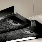 Встраиваемая вытяжка Elica ELITE 14 LUX BL/A/60 / 60 см, 650 куб.м., кнопочное управление, серый+черное стекло, фото2