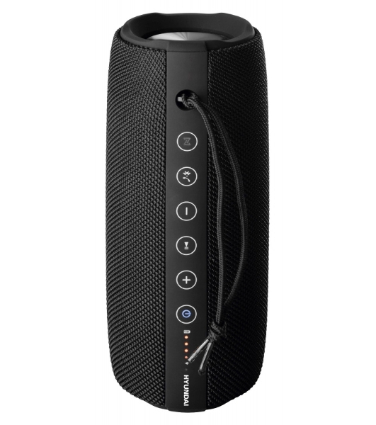 Колонка портативная Hyundai H-PAC340 черный 20W 1.0 BT/3.5Jack/USB 10м 5000mAh
