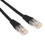 Патч-корд U/UTP Rexant CAT 5e, RJ45-RJ45, 26AWG, ZH нг(А)-HF, черный, 2 м, фото 1